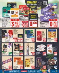 Gazetka promocyjna Edeka - Angebote der Woche - Gazetka - ważna od 15.10 do 15.10.2022 - strona 13 - produkty: ACC, auto, bahlsen, beutel, bio, bohne, bonbons, brötchen, butter, butterkeks, caffe, chia, creme, cremys, de beukelaer, deka, dolce gusto, edeka bio, eis, erdnüsse, espresso, frucht, fruchtgummi, gewürz, kaffee, kaffeevollautomat, kaffeevollautomaten, keks, kekse, korn, kuchen, Kugel, latte, latte macchiato, lavazza, Lebkuchen, leibniz, lieken, lindor, lindt, linsen, mac, macchiato, mandel, Mantel, Meßmer, milka, milka schokolade, nescafe, nuss, nuss-nougat-creme, oder espresso, Ofen, prinzenrolle, reis, Schleich, schoko, schokolade, schokoladen, Schokolinsen, smarties, starbucks, steinofen, Stollen, tee, Ti, tomate, tomaten, urkorn, vollautomaten, ZTE, zucker