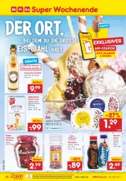 Gazetka promocyjna Netto Marken-Discount - Filial-Angebote - Gazetka - ważna od 18.06 do 18.06.2022 - strona 32 - produkty: Amarenakirschen, coupon, debeukelaer, decor, dessert, desserts, dessertsauce, eier, eierlikör, eis, Eistüten, kirsch, kirsche, kirschen, likör, maracuja, ndk, pfirsich, reis, sauce, schoko, Ti, Tüte, verpoorten, versandkostenfrei