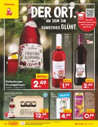 Gazetka promocyjna Netto Marken-Discount - Filial-Angebote - Gazetka - ważna od 03.12 do 03.12.2022 - strona 20 - produkty: beere, beeren, bestpreis, bier, burger, drink, eis, energy drink, Erdbär, frucht, getränk, getränke, Glühwein, katlenburger, kirsch, kirsche, Lagerbier, ndk, reis, Rockstar, Ti, wein