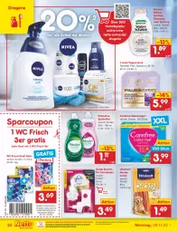 Gazetka promocyjna Netto Marken-Discount - Filial-Angebote - Gazetka - ważna od 03.12 do 03.12.2022 - strona 24 - produkty: bestpreis, carefree, coupon, coupons, creme, eis, garnier, Glade, hundesnack, hyaluron, kraft, ndk, nivea, olive, palmolive, reis, Revital, revitalift, shampoo, shampoo oder spülung, slip, slipeinlagen, snack, spülmittel, spülung, tagescreme, Ti, vita, vitakraft, Wahre Schätze, wc frisch, WC Frisch Kraft Aktiv