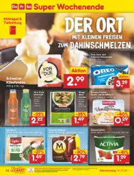 Gazetka promocyjna Netto Marken-Discount - Filial-Angebote - Gazetka - ważna od 03.12 do 03.12.2022 - strona 36 - produkty: activia, bestpreis, cheesecake, daim, danone, danone activia, direktsaft, ehrmann, eis, Fondue, früchte, Grießtraum, iglo, Käse, kühlregal, langnese, leine, magnum, maultaschen, ndk, oreo, regal, reis, saft, spinat, Tasche, taschen, Ti, toblerone, vanille