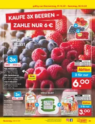 Gazetka promocyjna Netto Marken-Discount - Filial-Angebote - Gazetka - ważna od 03.12 do 03.12.2022 - strona 37 - produkty: angebot, beere, beeren, bestpreis, beutel, eis, erdbeere, erdbeeren, gurke, gurken, heidelbeere, heidelbeeren, himbeer, himbeere, himbeeren, möhren, paprika, reis, Schal, Schale, snack, Ti, ZTE