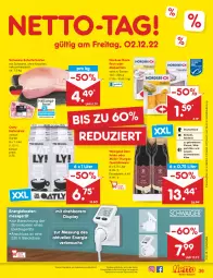 Gazetka promocyjna Netto Marken-Discount - Filial-Angebote - Gazetka - ważna od 03.12 do 03.12.2022 - strona 41 - produkty: angebot, backfisch, bestpreis, braten, dornfelder, drink, eis, Elektro, elle, filet, filets, fisch, fleisch, hafer, Haferdrink, Käse, matjes, Matjesfilet, matjesfilets, Müller, Müller-Thurgau, Nordsee, qualitätswein, Rauch, reis, rotwein, schwein, schweine, steckdose, Ti, tisch, wein, weine, Wild, wurst, wurst in selbstbedienung, ZTE