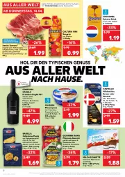 Gazetka promocyjna Kaufland - Gazetka - ważna od 20.04 do 20.04.2022 - strona 10 - produkty: angebot, barilla, Becher, beere, brombeere, creme, doppelrahmstufe, drink, elle, esrom, frischkäse, galbani, gin, giovanni rana, gnocchi, hartweizen, höhlenkäse, honig, jamón serrano, Käse, kirsch, kirsche, mascarpone, milch, milch-schnitte, mozzarella, nuss, pasta, pfanne, pfannen, pflaume, primitivo, Rana, rel, Ria, rohschinken, rotwein, sangria, schinken, schnittkäse, schoko, serrano, snack, Spezi, spinat, Ti, tomate, wein, ZTE