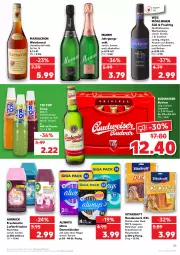 Gazetka promocyjna Kaufland - Gazetka - ważna od 20.04 do 20.04.2022 - strona 39 - produkty: airwick, alkohol, Alwa, Always, angebot, angebote, beere, beeren, bier, binden, budweiser, Damenbinden, dessert, desserts, Duck, eis, ente, flasche, fleisch, frucht, getränk, getränke, getränkesirup, hundesnack, jahrgangssekt, kraft, kuchen, Lagerbier, lufterfrischer, mariacron, mumm, qualitätswein, qualitätsweine, Ria, rotwein, sekt, sirup, snack, Ti, vita, vitakraft, wein, weinbrand, weine, WICK