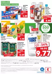 Gazetka promocyjna Kaufland - Gazetka - ważna od 20.04 do 20.04.2022 - strona 40 - produkty: Absolut Vodka, angebot, angebote, Astra, auer, Bad, bio, drucker, eis, Engel, erde, feinkost, feinkosttheke, fisch, fischtheke, fleisch, getränk, getränke, gewürz, Käse, käsetheke, kerze, knoppers, kräuter, kräutern, LG, mac, milch, milchmischgetränke, Müller, müllermilch, Reibekäse, reis, rezept, riegel, spirituosen, Ti, tomate, tomaten, vodka, wein, wurst, zitrone, zitronen, ZTE