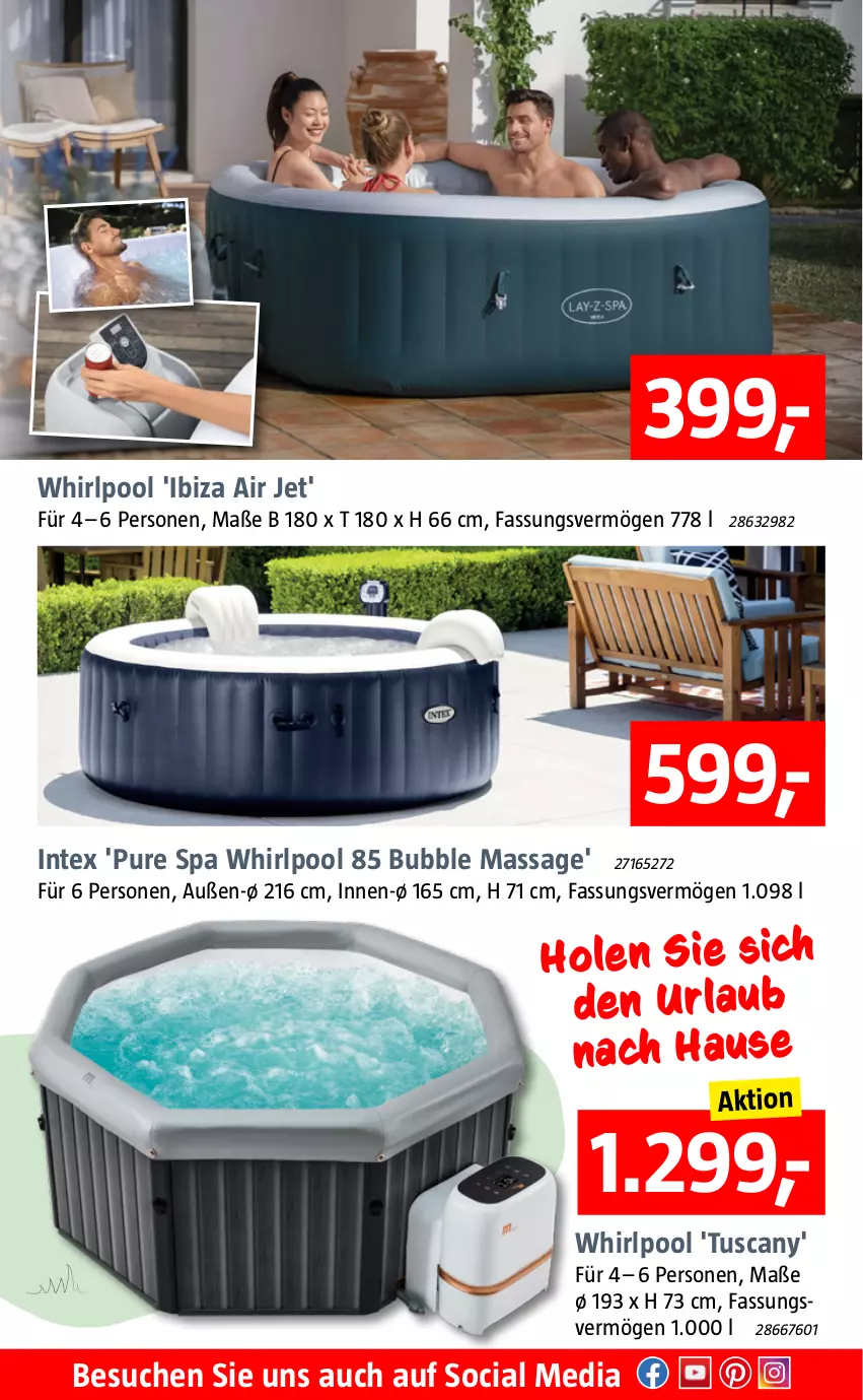 Aktueller Prospekt Bauhaus - Prospekte - von 23.05 bis 29.05.2022 - strona 2 - produkty: pool, Ti, Whirlpool