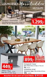 Gazetka promocyjna Bauhaus - Prospekte - Gazetka - ważna od 29.05 do 29.05.2022 - strona 4 - produkty: Garten, gartentisch, Holz, kissen, LG, loungeset, Rückenkissen, stuhl, Ti, tisch