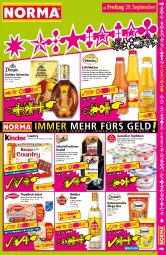 Gazetka promocyjna Norma - Norma - Gazetka - ważna od 02.10 do 02.10.2023 - strona 15 - produkty: ananas, Becher, beutel, blended scotch, blended scotch whisky, couscous, fisch, flasche, Käse, katzensnack, katzensnacks, lachs, leberwurst, linsen, mango, maracuja, Mett, mettwurst, Nektar, orange, portionsbeutel, riegel, rind, rinder, rum, saft, sahne, salat, Schal, Schale, scotch, scotch whisky, snack, snacks, thunfisch, Ti, Töpfchen, vita, whisky, wurst