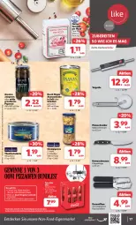 Gazetka promocyjna Combi - Prospekte - Gazetka - ważna od 03.02 do 03.02.2024 - strona 17 - produkty: ananas, Ananasstücke, champignon, champignons, cola, decke, Dosenöffner, eis, fisch, flasche, flaschenöffner, küche, Küchen, Küchenhelfer, messer, peperoni, Peroni, pizza, reis, saft, Teigrolle, thunfisch, Ti, ZTE, zucker