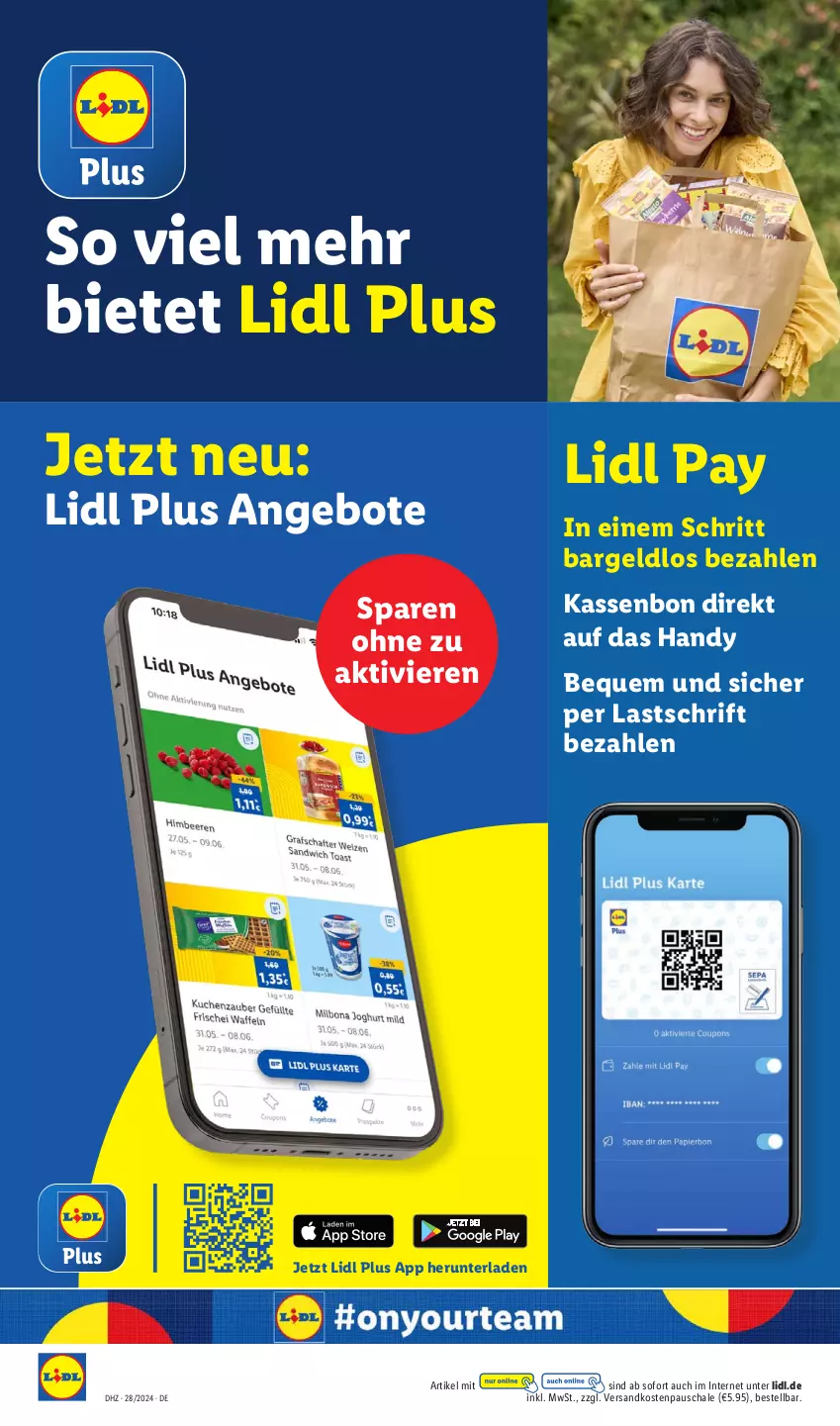 Aktueller Prospekt Lidl - Aktionsprospekt - von 08.07 bis 13.07.2024 - strona 16 - produkty: angebot, angebote, Handy, ndk, Schal, Schale, Ti