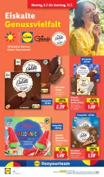 Gazetka promocyjna Lidl - Aktionsprospekt - Gazetka - ważna od 13.07 do 13.07.2024 - strona 14 - produkty: Bon Gelati, eis, Gelatelli, melone, ndk, nuss, reis, Schal, Schale, stieleis, Ti, Tüte, wasser, wassereis, wassermelone