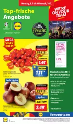 Gazetka promocyjna Lidl - Aktionsprospekt - Gazetka - ważna od 13.07 do 13.07.2024 - strona 2 - produkty: angebot, angebote, bio, cherrytomaten, coupon, discount, eis, frucht, früchte, magazin, Nektar, nektarinen, obst, Obst und Gemüse, pril, reis, Ti, tomate, tomaten, und gemüse