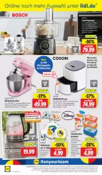 Gazetka promocyjna Lidl - Aktionsprospekt - Gazetka - ważna od 13.07 do 13.07.2024 - strona 26 - produkty: angebot, angebote, bosch, brot, Brotdose, decke, Deckel, disney, edelstahl, eis, elle, flasche, fritteuse, glas-wasserkocher, Heißluftfritteuse, Kocher, küche, Küchen, küchenmaschine, latte, mikrowelle, ndk, reis, rel, Rührschüssel, Schal, Schale, schüssel, silvercrest, spülmaschinen, telefon, Ti, trinkflasche, uhr, wasser, wasserkocher