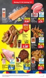 Gazetka promocyjna Lidl - Aktionsprospekt - Gazetka - ważna od 13.07 do 13.07.2024 - strona 7 - produkty: aktionspreis, angebot, brustfilet, coupon, eis, filet, gewürz, grill, lachs, lamm, lammlachse, marinade, Meister, minutensteaks, pute, putenbrust, putenbrustfilet, reis, rind, rinder, Rindersteak, rwe, schnitzel, schwein, schweine, steak, steaks, Ti, wein, weine, ZTE