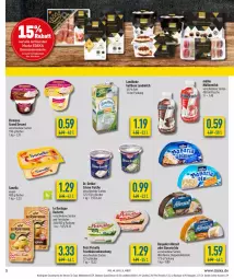 Gazetka promocyjna Diska - Prospekte - Gazetka - ważna od 03.12 do 03.12.2022 - strona 5 - produkty: bavaria blu, Becher, bergader, creme, dessert, doppelrahmstufe, Dr. Oetker, ehrmann, Ehrmann Grand Dessert, eis, frischkäse, frischkäsezubereitung, Käse, landliebe, landmilch, Le Rustique, milch, Müller, müllermilch, petrella, reis, rel, Ria, Ti, weichkäse, ZTE