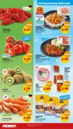 Gazetka promocyjna Penny - Prospekte - Gazetka - ważna od 15.07 do 15.07.2023 - strona 24 - produkty: beere, beeren, beutel, braten, eis, fleisch, geschnetzeltes, hackfleisch, johannisbeere, Johannisbeeren, karotten, kiwi, regal, reis, rind, rispentomaten, Rote Johannisbeeren, Schal, Schale, schinken, schwein, Spezi, tomate, tomaten, wein, wurst, Zelt, ZTE