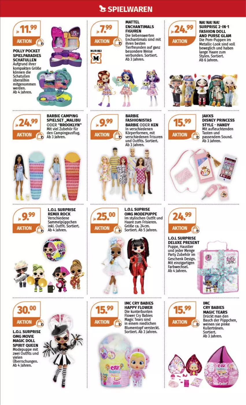 Aktueller Prospekt Mueller - Spielwaren-Angebote - von 29.05 bis 04.06.2022 - strona 5 - produkty: aust, Barbie, Bau, blume, blumen, disney, eis, erde, Handy, Leuchte, leuchten, Malibu, Mattel, Mode, Puppe, spielwaren, Stier, Ti, topf, wein, weine