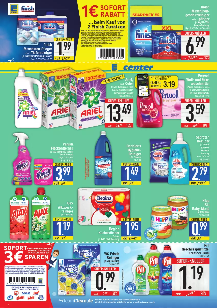 Aktueller Prospekt E Center - Angebote der Woche - von 21.03 bis 26.03.2022 - strona 18 - produkty: pril, Ti