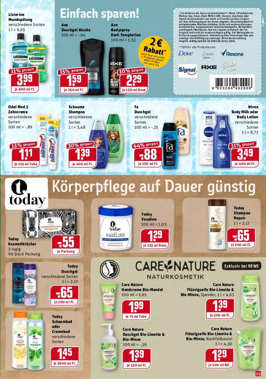 Aktueller Prospekt Rewe - REWE Ihr Kaufpark - von 02.11 bis 06.11.2021 - strona 15