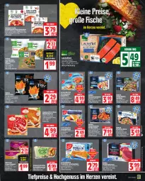 Gazetka promocyjna Edeka - Angebote der Woche - Gazetka - ważna od 26.08 do 26.08.2023 - strona 9 - produkty: Alaska-Seelachs, beutel, bio, coppenrath, deka, dessert, edeka bio, ehrmann, Ehrmann Grand Dessert, eis, elle, filet, filets, fisch, fische, forelle, frischkäse, frosta, frutti di mare, garnelen, gewürz, gewürzsalz, kartoffel, kartoffeln, Kartoffeltaschen, Käse, lachs, lachsfilet, lachsfilets, margherita, Meister, mit zwiebeln, Muscheln, nuss, Ofen, pfanne, pizza, prosciutto, reis, rel, rwe, salz, Schal, Schale, scholl, Schollenfilets, schwarmstedter, steak, steaks, steinofen, Tasche, taschen, thunfisch, Ti, tiefpreis, tisch, top-preis, torte, Wild, ZTE, zwiebel, zwiebeln