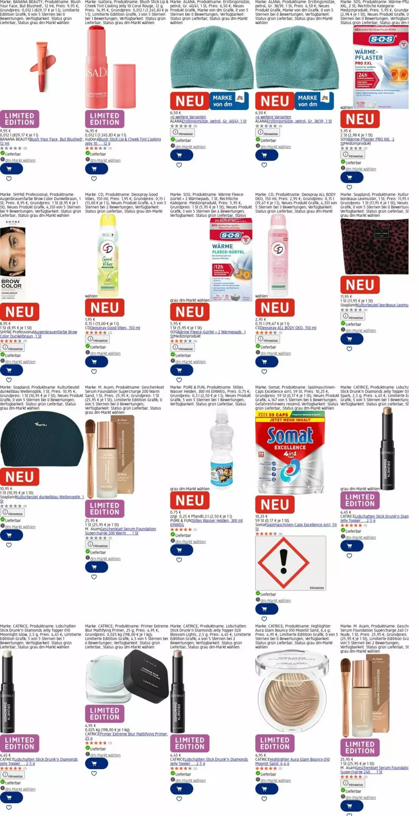Aktueller Prospekt Dm Drogerie - Prospekte - von 10.11 bis 19.11.2025 - strona 11 - produkty: beutel, body, braun, Cap, Coral, deo, deospray, eier, eis, elle, geschenkset, medizinprodukt, Mütze, ndk, pflaster, reis, rel, Ria, rouge, rum, Serum, somat, spülmaschinen, Ti, topper, uhu, wasser, Yo