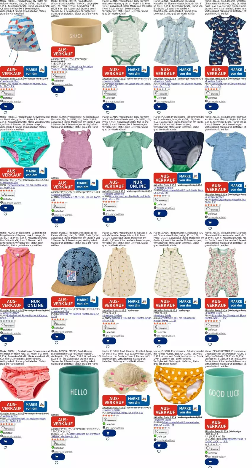 Aktueller Prospekt Dm Drogerie - Prospekte - von 10.11 bis 19.11.2025 - strona 20 - produkty: Anzug, auer, Bad, Becher, bio, blume, blumen, body, Cap, eier, eis, elle, espresso, Frosch, kleid, LG, melone, melonen, Mütze, orange, reis, Ria, ring, sac, Schlafanzug, schlafsack, schüssel, shirt, sim, snack, Strohhut, Ti, usb, wolle