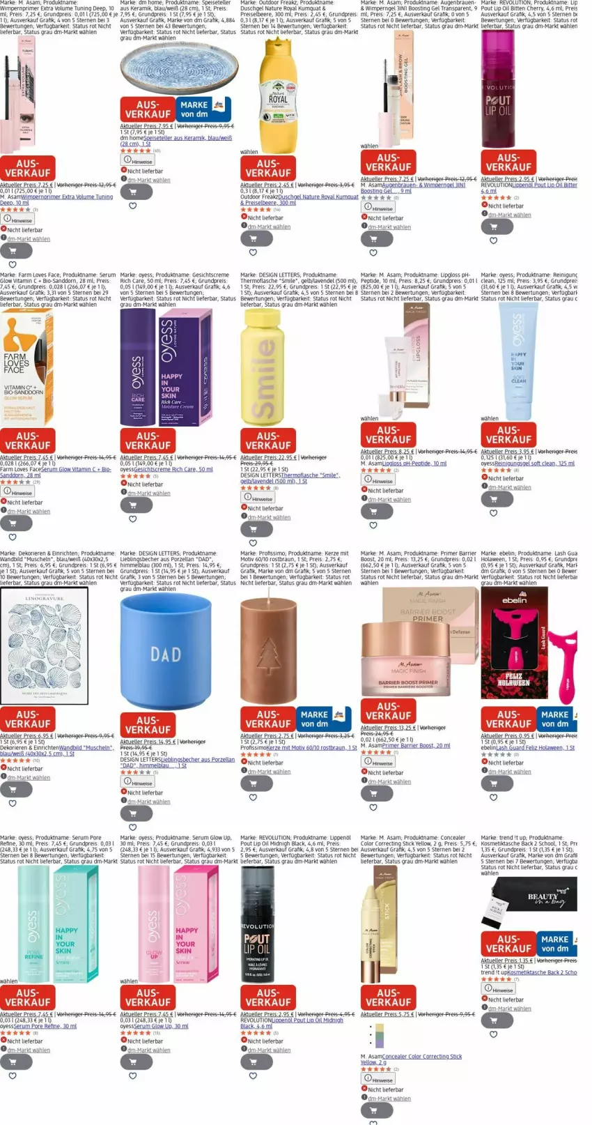 Aktueller Prospekt Dm Drogerie - Prospekte - von 10.11 bis 19.11.2025 - strona 24 - produkty: Bau, Becher, beere, bio, braun, creme, duschgel, eis, elle, flasche, Gesichtscreme, kerze, kosmetik, Kosmetiktasche, lack, lavendel, LG, Lipgloss, Muscheln, natur, Profissimo, Reinigung, Reinigungsgel, reis, rum, sanddorn, Serum, sim, Speiseteller, Tasche, teller, Ti, vita