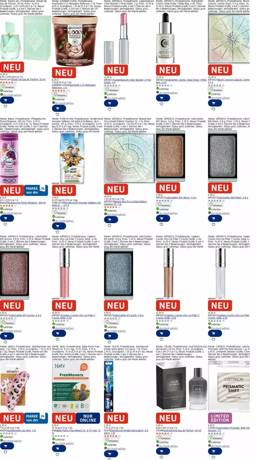 Aktueller Prospekt Dm Drogerie - Prospekte - von 10.11 bis 19.11.2025 - strona 6 - produkty: akku, apfel, auer, balsam, beere, braun, bürste, dusche, Eau de parfum, eis, erdbeere, erde, garnier, Kinder, korn, lamm, Lipgloss, Lippenbalsam, milky way, müsli, oral-b, Pants, parfum, pflegedusche, reis, Ti, venus, zahnbürste