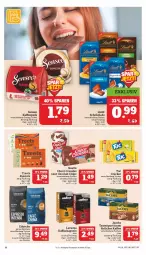 Gazetka promocyjna Marktkauf - Prospekt - Gazetka - ważna od 05.11 do 05.11.2022 - strona 20 - produkty: bohne, bohnen, chips, choclait chips, choco crossies, cracker, crossies, eduscho, eis, gin, jacobs, kaffee, kaffeekapseln, kaffeepads, lavazza, lindt, löslicher kaffee, milch, reis, schoko, schokolade, senseo, tasse, Ti, tuc, ZTE