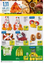 Gazetka promocyjna Diska - Prospekte - Gazetka - ważna od 18.12 do 18.12.2021 - strona 4 - produkty: banane, bananen, clementinen, deka, , jumbo, kiwi, Kiwi Gold, mango, natur, orange, orangen, tafeläpfel, tafeltrauben, Ti, trauben