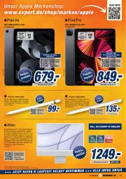 Gazetka promocyjna Expert Aurich - Prospekte - Gazetka - ważna od 25.05 do 25.05.2022 - strona 13 - produkty: Apple, Apple Pencil, auer, eis, elle, lautsprecher, lays, LG, mac, papier, Pinsel, ring, rum, ssd, Ti, usb