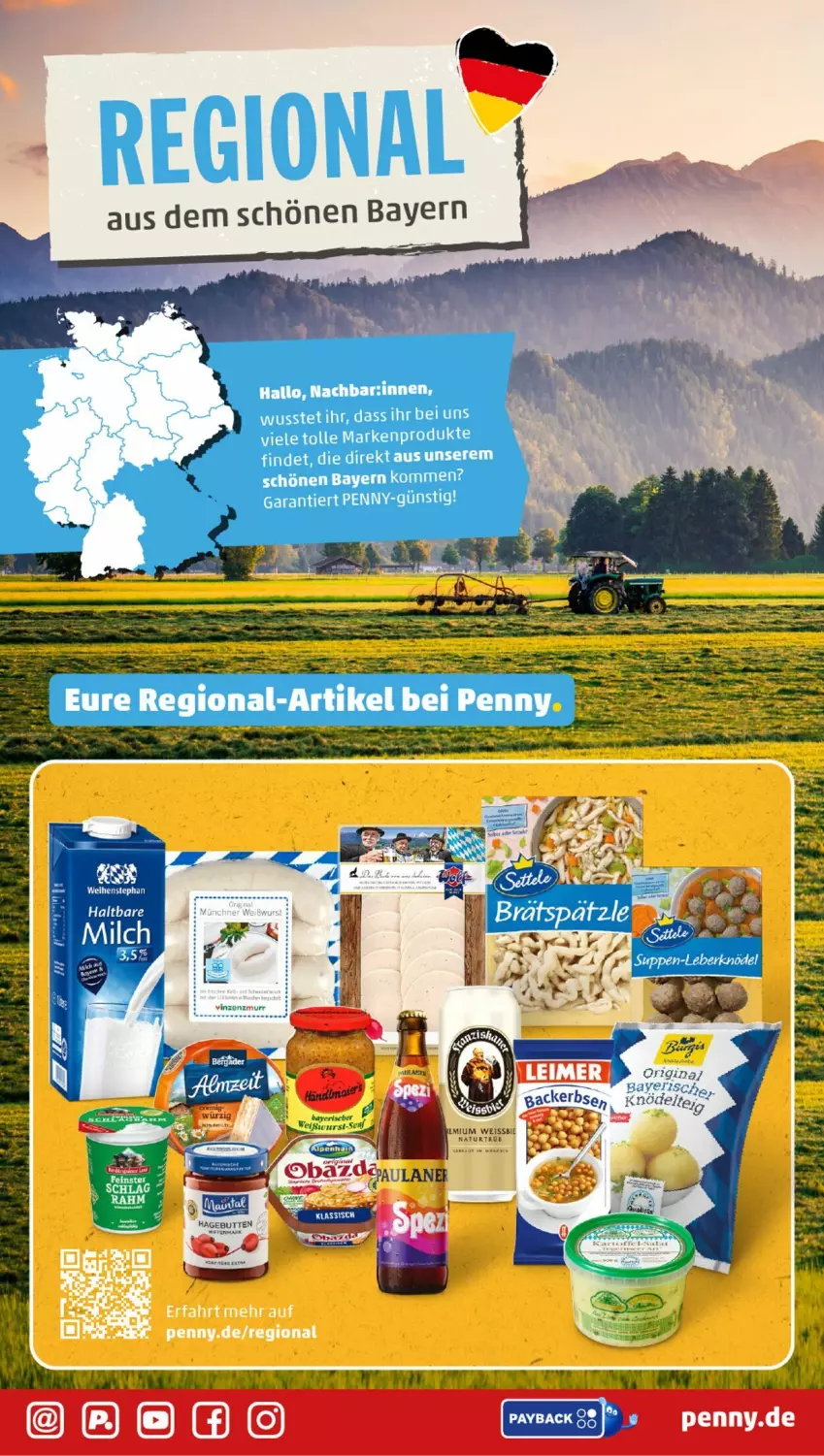 Aktueller Prospekt Penny - Prospekte - von 14.08 bis 19.08.2023 - strona 17 - produkty: eis, gin, Knödel, LG, natur, weihenstephan, Weißwurst, wurst