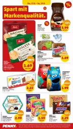 Gazetka promocyjna Penny - Prospekte - Gazetka - ważna od 19.08 do 19.08.2023 - strona 30 - produkty: ACC, Astra, beutel, bohne, bohnen, bohnenkaffee, brot, cookie, cookies, Eiweißbrot, ferrero, hafer, kaffee, keks, kekse, Kinder, korn, Kornbrot, löslicher bohnenkaffee, mam, mars, nescafe, riegel, sesam, Surf, Ti, vollkornbrot