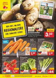 Gazetka promocyjna Netto Marken-Discount - Filial-Angebote - Gazetka - ważna od 06.08 do 06.08.2022 - strona 12 - produkty: beutel, eis, gurke, gurken, kartoffel, kartoffeln, Lauchzwiebel, lauchzwiebeln, möhren, ndk, obst, reis, sac, salat, Schal, Schale, speisekartoffeln, speisemöhren, Ti, tomate, tomaten, versandkostenfrei, zwiebel, zwiebeln