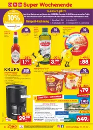 Gazetka promocyjna Netto Marken-Discount - Filial-Angebote - Gazetka - ważna od 06.08 do 06.08.2022 - strona 34 - produkty: aufstrich, auto, beko, Berger, bertolli, brot, brotaufstrich, buch, eis, filterkaffee, kaffee, kaffeemaschine, maggi, natives olivenöl, ndk, olive, oliven, olivenöl, Popp, pril, reis, reiseveranstalter, sauce, Schal, tabasco, tasse, tee, terrine, Ti, tisch, uhr, versandkostenfrei