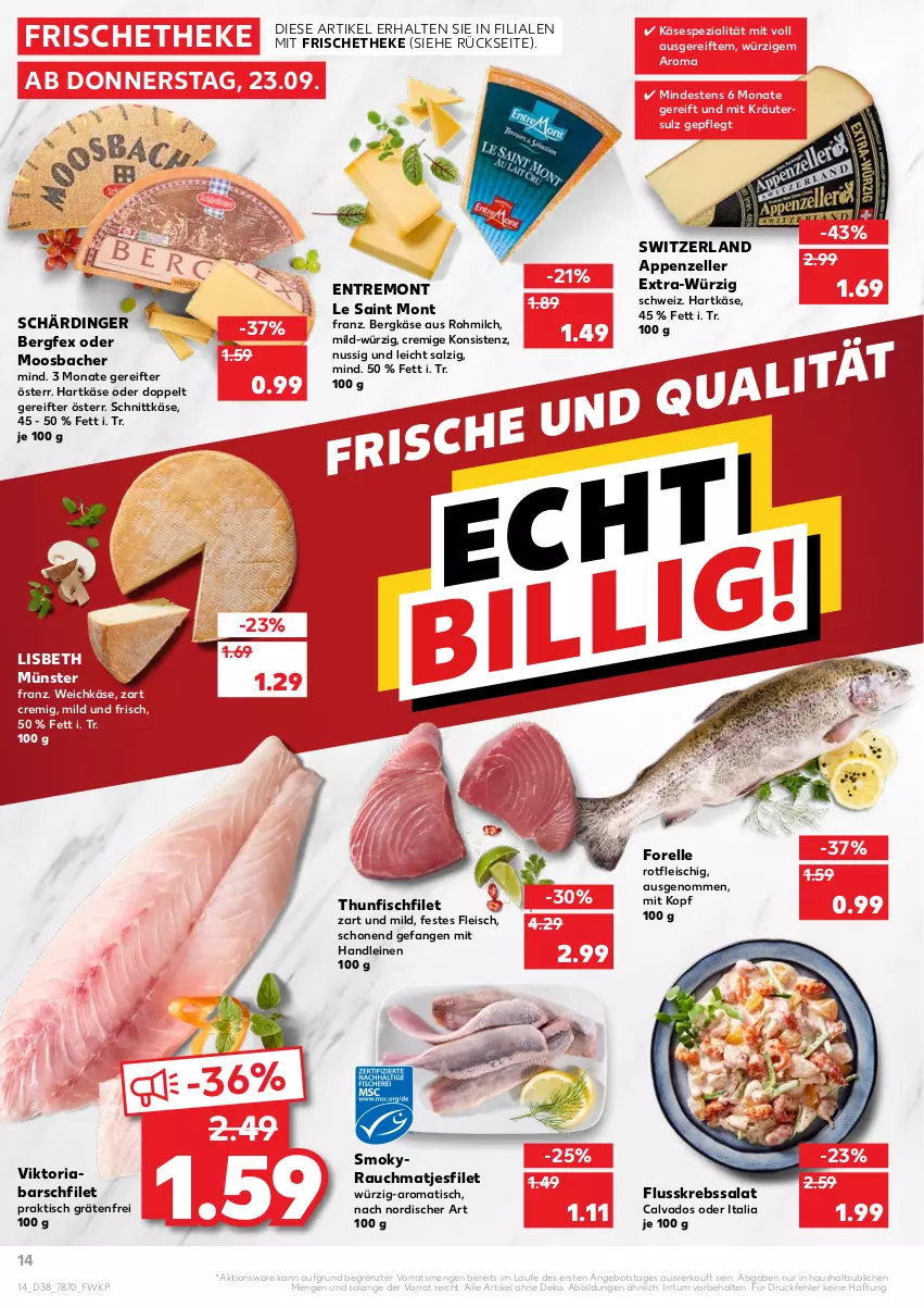 Aktueller Prospekt Kaufland - von 23.09 bis 29.09.2021 - strona 14