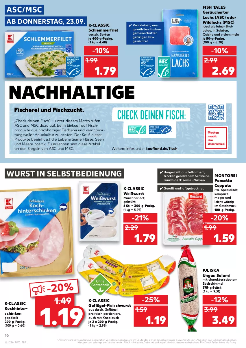 Aktueller Prospekt Kaufland - von 23.09 bis 29.09.2021 - strona 16