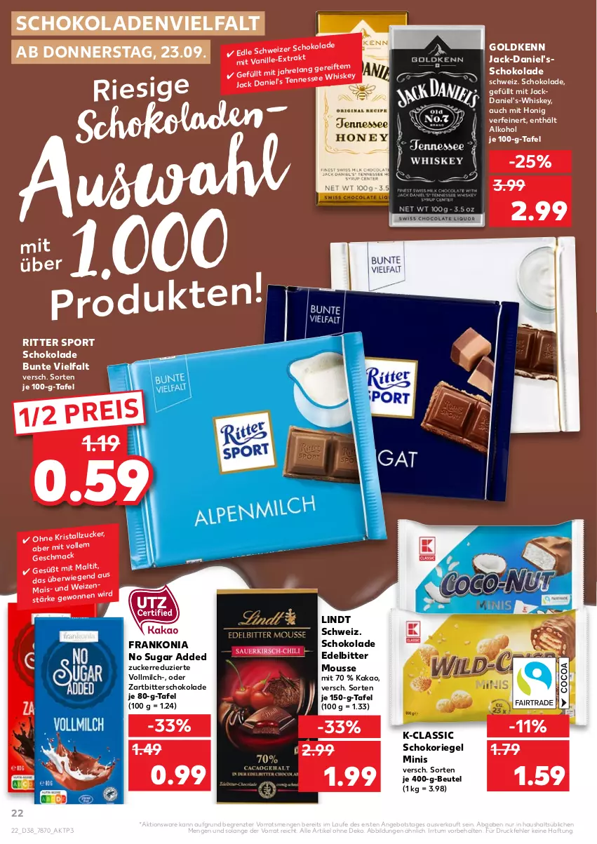 Aktueller Prospekt Kaufland - von 23.09 bis 29.09.2021 - strona 22