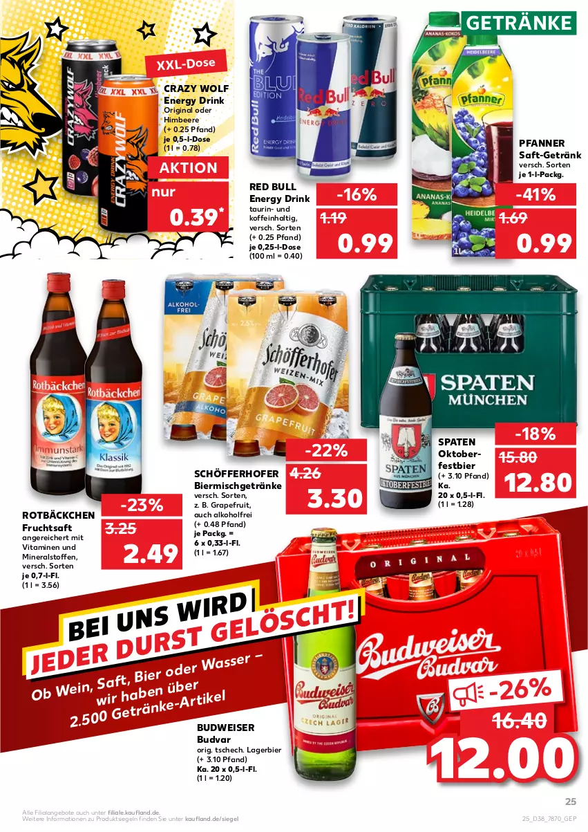 Aktueller Prospekt Kaufland - von 23.09 bis 29.09.2021 - strona 25