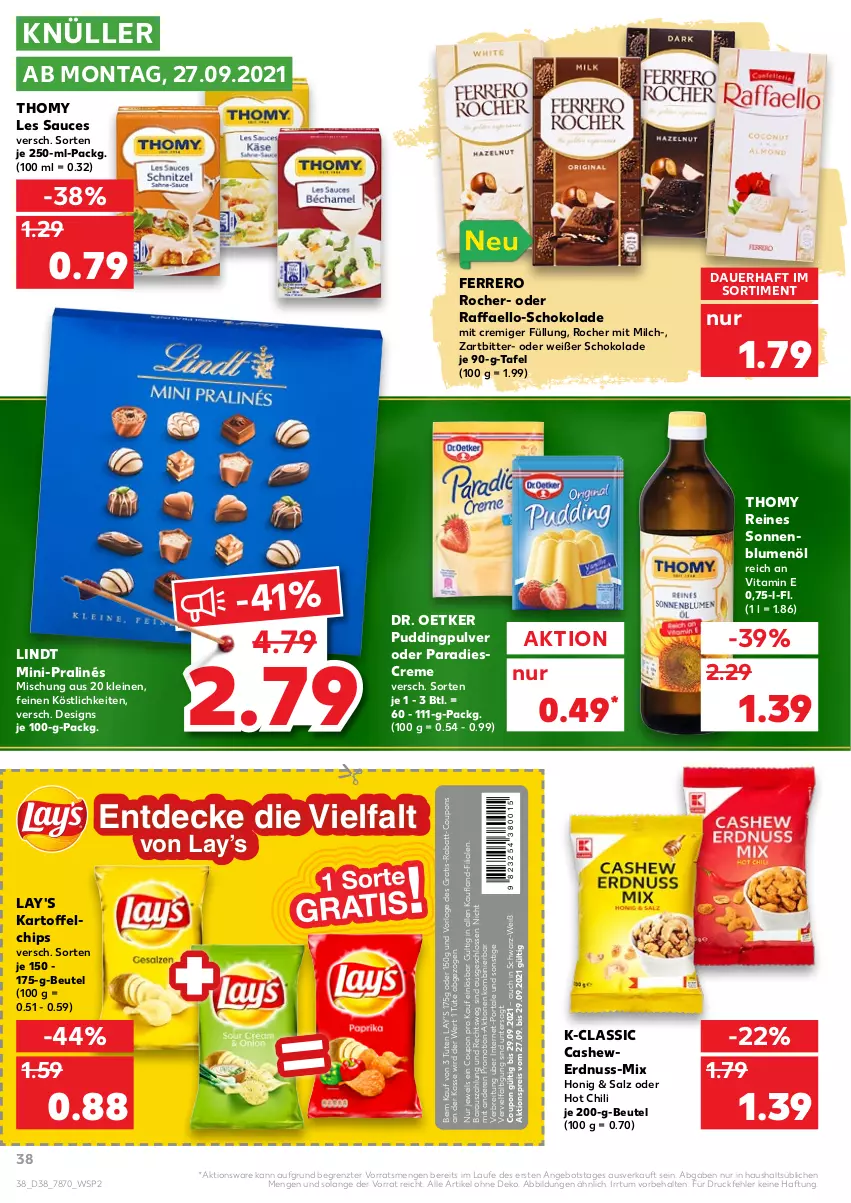 Aktueller Prospekt Kaufland - von 23.09 bis 29.09.2021 - strona 38