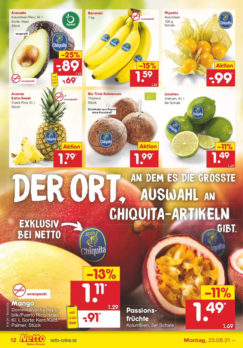 Aktueller Prospekt Netto Marken-Discount - Filial Angebote - von 23.08 bis 28.08.2021 - strona 12