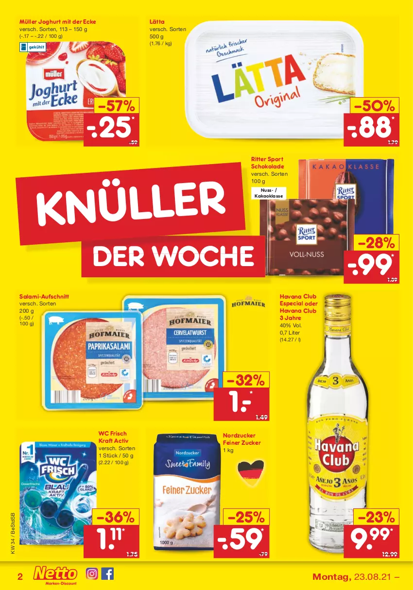 Aktueller Prospekt Netto Marken-Discount - Filial Angebote - von 23.08 bis 28.08.2021 - strona 2