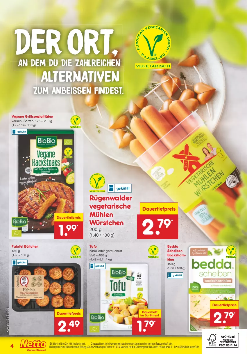 Aktueller Prospekt Netto Marken-Discount - Filial Angebote - von 23.08 bis 28.08.2021 - strona 44