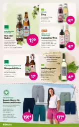 Gazetka promocyjna Denns Biomarkt - Gazetka - ważna od 21.05 do 21.05.2024 - strona 10 - produkty: alkohol, Bau, baumwolle, bier, bierspezialitäten, bio, bio-baumwolle, burger, burgunder, Elan, frucht, hofgut, LG, merl, natur, oder radler, ohne alkohol, radler, roséwein, shorts, sirup, spargel, Spezi, Ti, wein, Weißburgunder, Weißwein, wolle