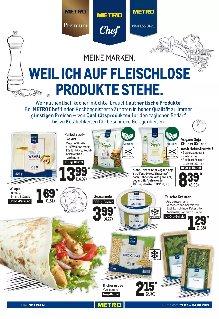 Aktueller Prospekt Metro - Food - von 29.07 bis 04.08.2021 - strona 6