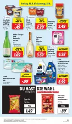 Gazetka promocyjna Lidl - Aktionsprospekt - Gazetka - ważna od 27.08 do 27.08.2022 - strona 41 - produkty: angebot, aufstrich, butter, colorwaschmittel, Coral, eis, elle, feuchttücher, freixenet, frucht, kartoffel, landliebe, lupilu, mcennedy, milch, Müller, peanut butter, preisvorteil, pudding, reis, sagrotan, snack, teller, Ti, tücher, vollmilch, waschmittel, wein, Weißwein, ZTE