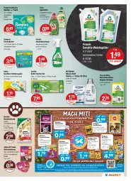 Gazetka promocyjna Vmarkt - V-Markt - Gazetka - ważna od 28.09 do 28.09.2022 - strona 11 - produkty: asti, beutel, citrus, dentastix, eis, erde, fairy, feuchtes toilettenpapier, feuchttücher, flasche, Frosch, hakle, heitmann, hundenahrung, hundesnack, hundesnacks, hygiene-reiniger, je 250-g-packung, je 500-ml-flasche, katzenmilch, katzennahrung, katzensnack, katzensnacks, kraft, mac, mars, milch, pampers, pampers baby dry, Pants, papier, pedigree, portionsbeutel, reiniger, reis, Schal, Schale, snack, snacks, spülmittel, swiffer, Ti, toilettenpapier, tücher, vita, vitakraft, waschmaschine, waschmaschinen, weichspüler, whiskas, windeln, windeln oder pants