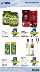 Gazetka promocyjna Metro - App Deals - Gazetka - ważna od 07.06 do 07.06.2025 - strona 2 - produkty: bohne, coupon, dell, elle, espresso, flasche, getränk, getränke, gewürz, Gewürzgurke, gewürzgurken, gurke, gurken, käfer, Kühne, Metro, metro gastro, Palette, Pinot, pinot grigio, Ti, volvic