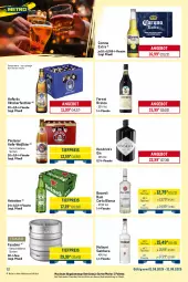 Gazetka promocyjna Metro - Monats-Menü - Gazetka - ważna od 31.08 do 31.08.2025 - strona 12 - produkty: alkohol, angebot, bacardi, bacardi rum, bier, black label, campari, corona, corona extra, drink, drinks, dry gin, eis, Fernet, fernet branca, flasche, frucht, getränk, getränke, gin, Gorbatschow, gordon, Hefe, heineken, johnnie walker, lack, limette, limetten, london dry, london dry gin, martini, Mett, metten, Molinari, Palette, passionsfrucht, Paula, paulaner, reis, rum, saft, sambuca, Ti, tiefpreis, whiskey, wodka, zitrone, zitronen, zitronensaft